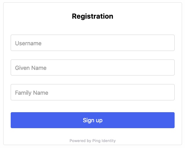 A screen capture of the registration form.