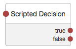 The Scripted Decision node.