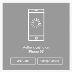 A screen capture of the PingID mobile app during authentication. The Use Code button is available.